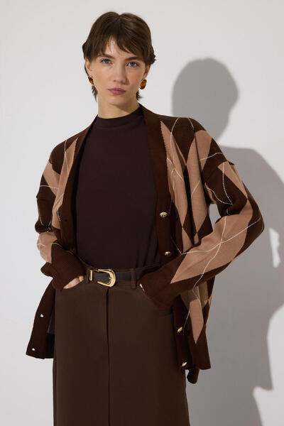 Touché Privé ΖΑΚΕΤΑ ΜΕ ΣΧΕΔΙΑ ΜΠΑΚΛΑΒΑ ΔΙΑΜΕΡΙΣΜΕΝΗΣ ΣΧΕΔΙΑΣΗΣ O oversized