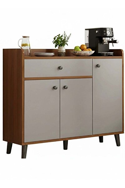 AGD Multi-Purpose Side Cabinet, Coffee Corner and Shoe Organizer, with 3 Door...