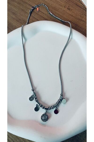 MED Kadın Çelik Kolye CHARM