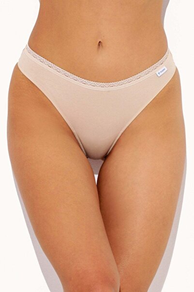 Piera Nude cotton thong panties CECILIA S1791
