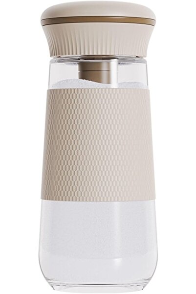 Arabest Salt Shaker, Glass Salt And Pepper Shakers Containers With Measuring ...