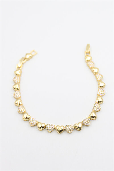 Royaleks Heart Stone Vip Bracelet - Gold