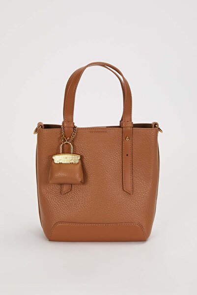 Levidor Camel Chain Bag Detailed Handbag