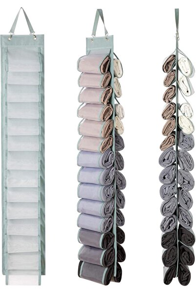Arabest 26-Pocket Storage Bag Behind The Door - Hanging Organizer for Yoga Pa...