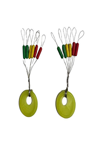 sr sazanrig Renkli Kauçuk Large boy Silindir Stoper - 100 lü Paket L Büyük Bo...