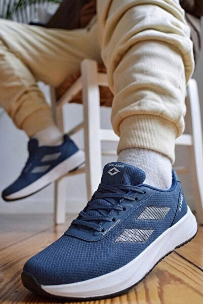 SOLAZER Γυναικεία Αθλητικά Παπούτσια Ορθοπεδικής Σόλας Navy Blue Sneaker