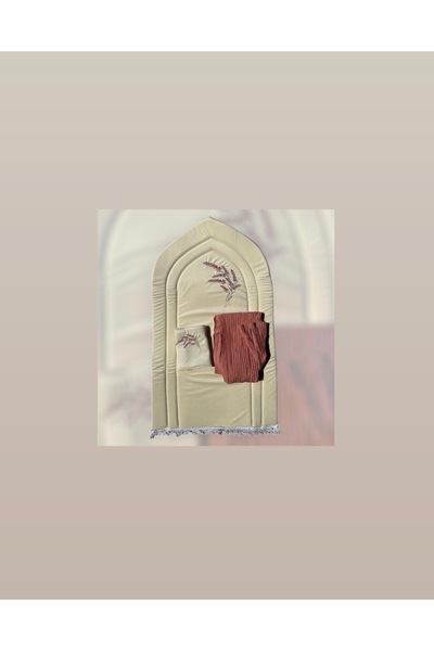 Greneric طقم سجادة مع شرشف صلاة درجه أولى