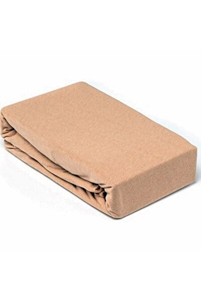 Pucioasa Elastic Bed Cover Set with 2 Pillowcases, Cotton, 180x200, Cream