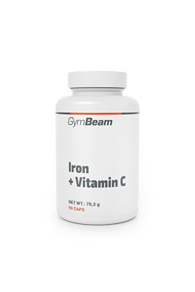 GymBeam Fier + Vitamina C, 90 capsule