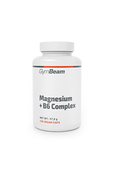 GymBeam Complex de magneziu + vitamina B6, 120 capsule