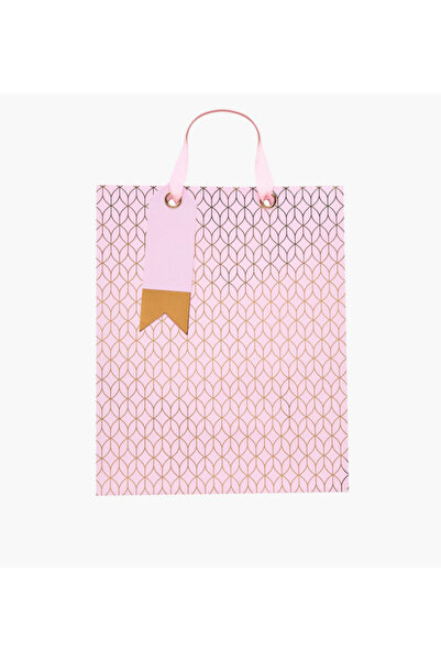 Lifestyle Geometric Print Gift Bag
