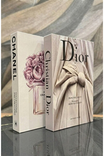 BGV HOME Decorative Book Box Set of 2 (Di/Ch)