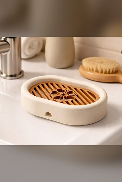 Genç 3D Oval Sabunluk | Oval Soap Dish | Modern ve Minimal Banyo Aksesuarı