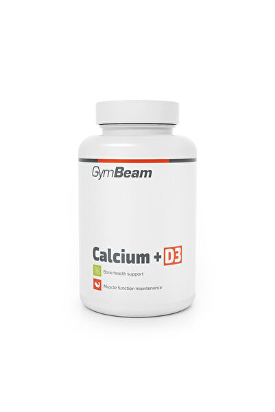 GymBeam Calciu + Vitamina D3, 120 capsule