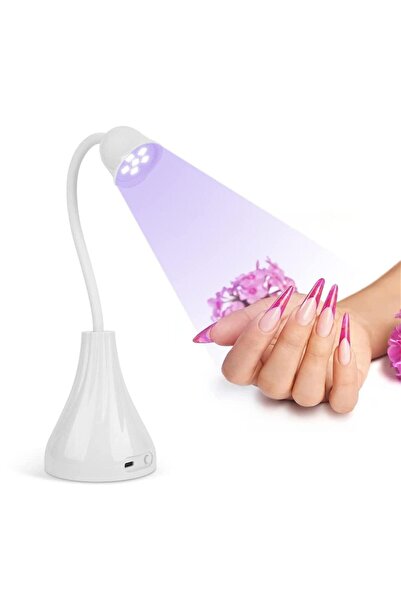 Arabest UV LED Nail Light, Portable Mini Nail Dryer, 360° Rotatable Hands-Fre...