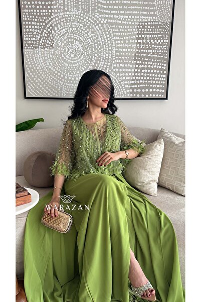 Warazan فستان ماسك سهرة قطعتين