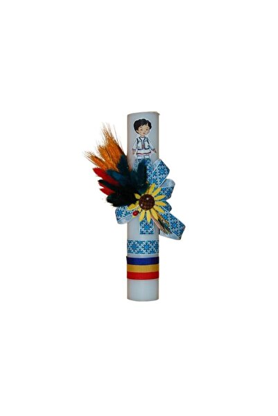 Dany Kids Fashion Lumanare botez, motiv traditional, pentru baiat