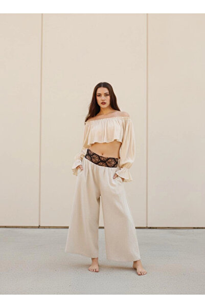 Su Koleksiyon Sahra Crop & Pants Set