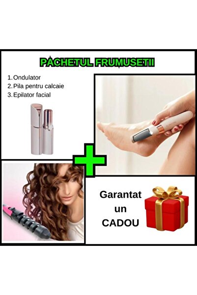 OEM Beauty Package - Electric Ceramic Curler + Electric Heel File + Facial Ep...