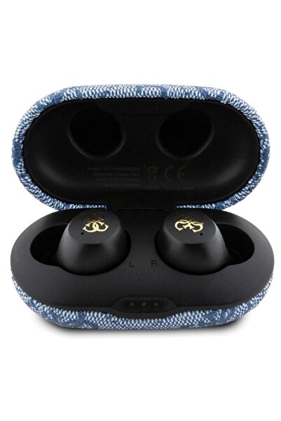 Guess Căști wireless 4G TWS, Bluetooth 5.3, IPX5, albastre