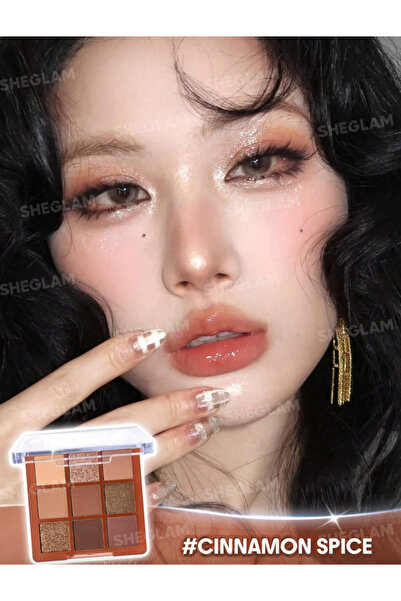 SHEGLAM Paleta de sombras Glimmer & Gleam com 9 cores