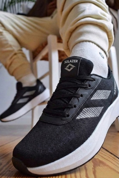 SOLAZER Γυναικεία Ορθοπεδικά Αθλητικά Παπούτσια Μαύρα Sneakers