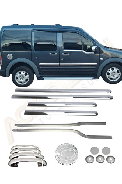 ACK Dizayn FORD CONNECT 2003-2014 5'Lİ YAN KROM SETİ (YAN KAPI-CAM ÇITASI-KİL...
