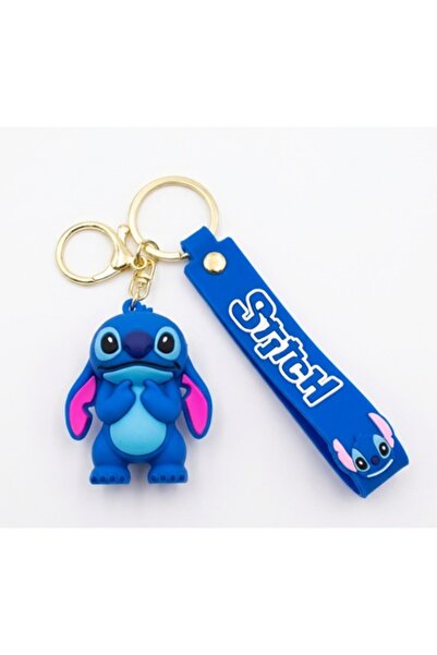 OEM Silicone Keychain and Backpack Pendant, Cartoon Character Style, Blue wit...