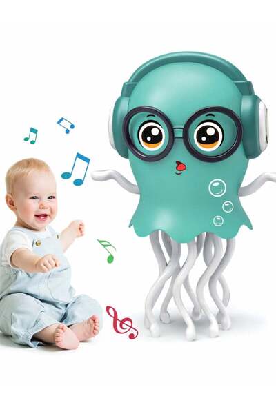 F.A.M.S Musical Tummy Time Baby Toy – Sensory Crawling Toy with Music & Movin...