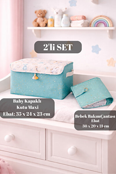 PONÇİK BEBEK Kutija za pohranu igračaka i veša Baby Maxi Box - Pretinac za ne...