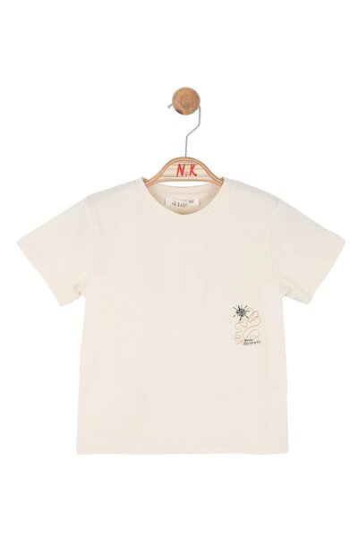 NK Baby Boy More Tshirt 1-4 Years Cream