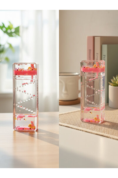 Dörtel Tedarik Sevimli Figürlü Değirmen Batmayan Sıvı Kum Saati