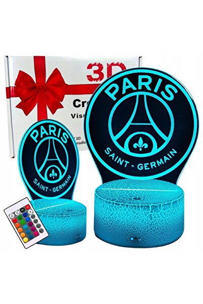 Other Lampă de noapte 3D pentru copii Paris Saint Germain PSG cu 16 LED-uri +...