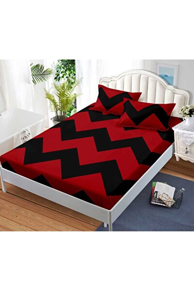 Casa de Vis Fitted sheet with elastic + 2 pillowcases, 160/200, Online, JE-31