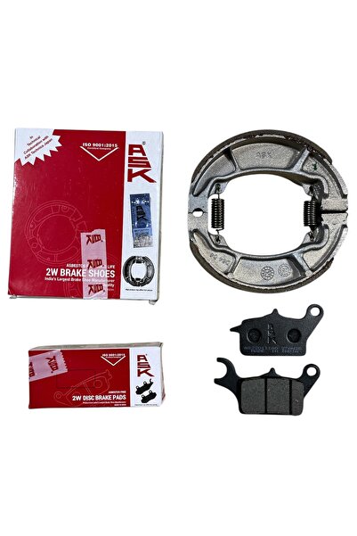 MOTORKİT MK HONDA DİO - ACTİVA 125 ASK ÖN BALATA + ASK ARKA BALATA TAKIMI