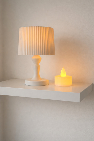 zulya Dekoratif LED Mum Lambası | Pilli Aydınlatma 12 cm