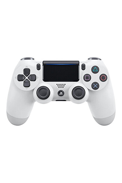 PUKON وحدة تحكم لاسلكية DualShock لجهاز PS4 - أبيض