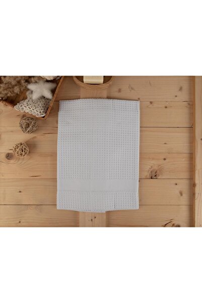 Baveno Βαμβακερή πετσέτα πικέ μονής όψης 60x110 εκ. με σχέδιο βάφλας μποέμ