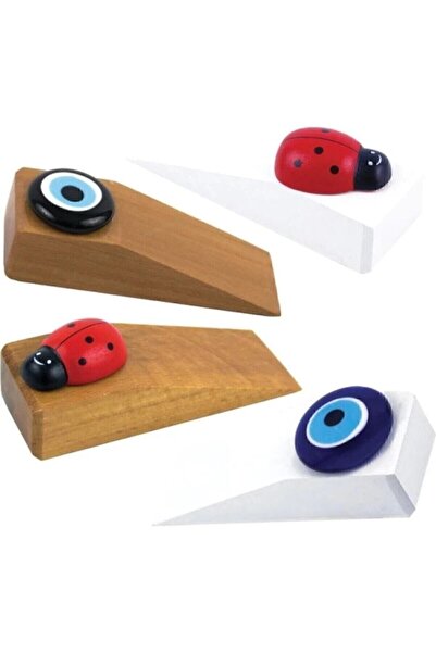 JASPER 2 Pieces Wooden Door Stopper, Door Holder, under Door Wedge, Heart and...
