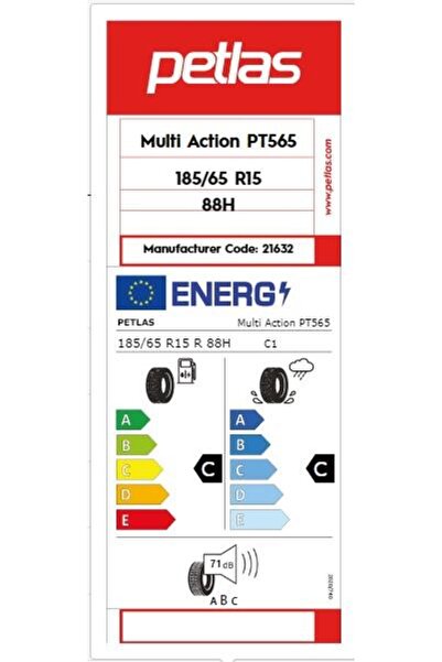 Petlas 185/65 R15 88H Multi Action PT565 Dört Mevsim Lastiği Üretim 2026