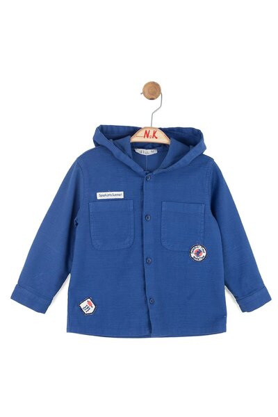 NK Baby Boy Smile Shirt 1-4 Years Sax Blue