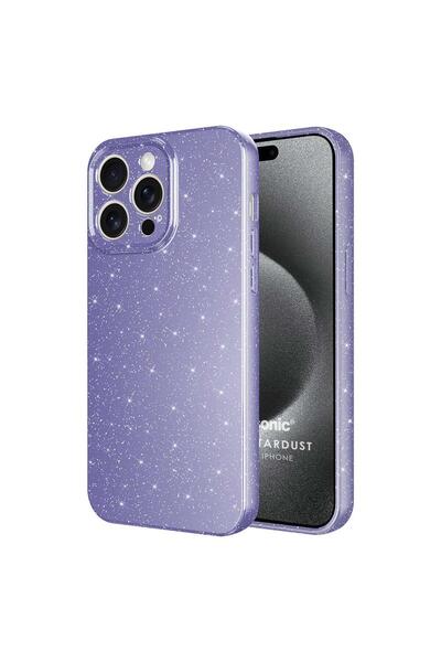 Microsonic iPhone 15 Pro Max Case Grand Stardust Purple