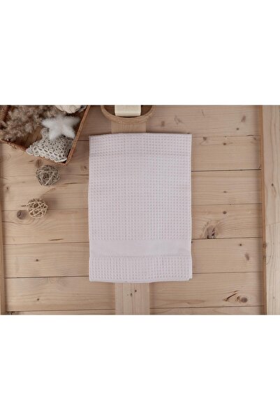 Baveno Βαμβακερή πετσέτα πικέ μονής όψης 60x110 εκ. με σχέδιο βάφλας μποέμ