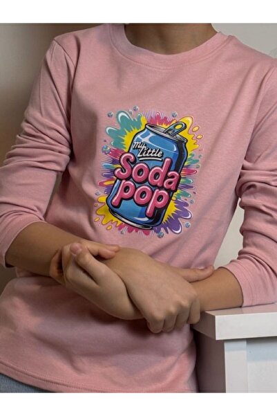 Mir KidsClup تي شيرت بأكمام طويلة من قماش الإنترلوك للجنسين