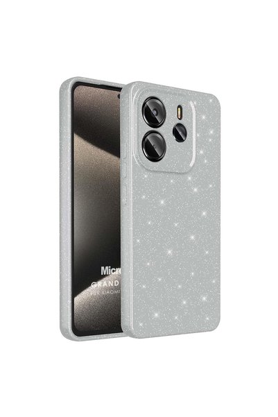 Microsonic Redmi Note 14 5g Case Grand Stardust Silver