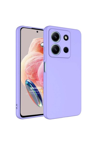 Microsonic Redmi 15C Case Groovy Soft Lilac