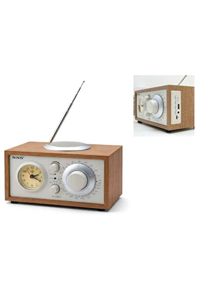 ANGMAD Retro Bluetooth Portable Radio, Wood, FM AM SW, MP3 USB TF, AUX, TWS, ...