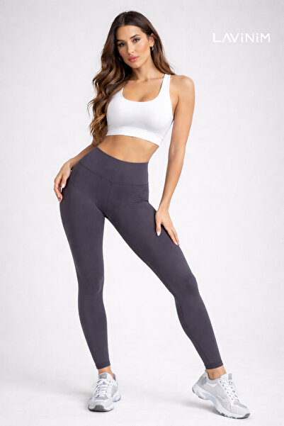 LAVİNİM Women's Premium Soft Touch High Waist Toning Sports Leggings – Seamle...