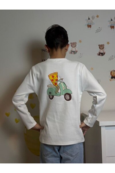 Mir KidsClup تي شيرت بأكمام طويلة من قماش الإنترلوك للجنسين