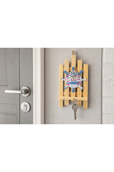 meandme Handmade Wooden Wall Key Holder